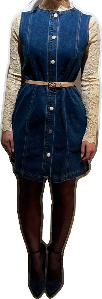 Fitting record: denim shirt dress with belt and boots