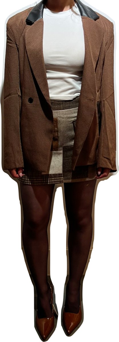 Fitting record: camel coat over cream layers with boots