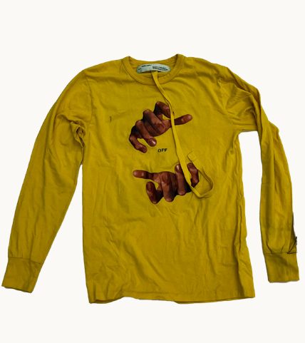 Yellow long sleeve shirt