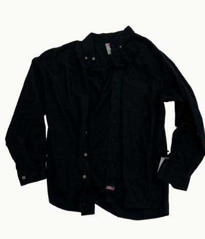 Black utility shirt