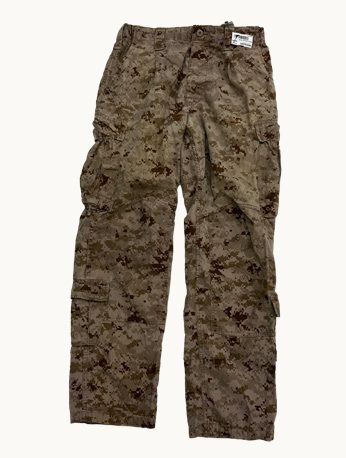 Desert camo cargo pants