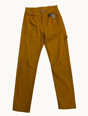 Yellow denim trouser